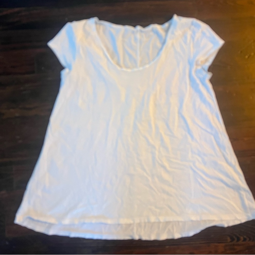White Short Sleeve Top